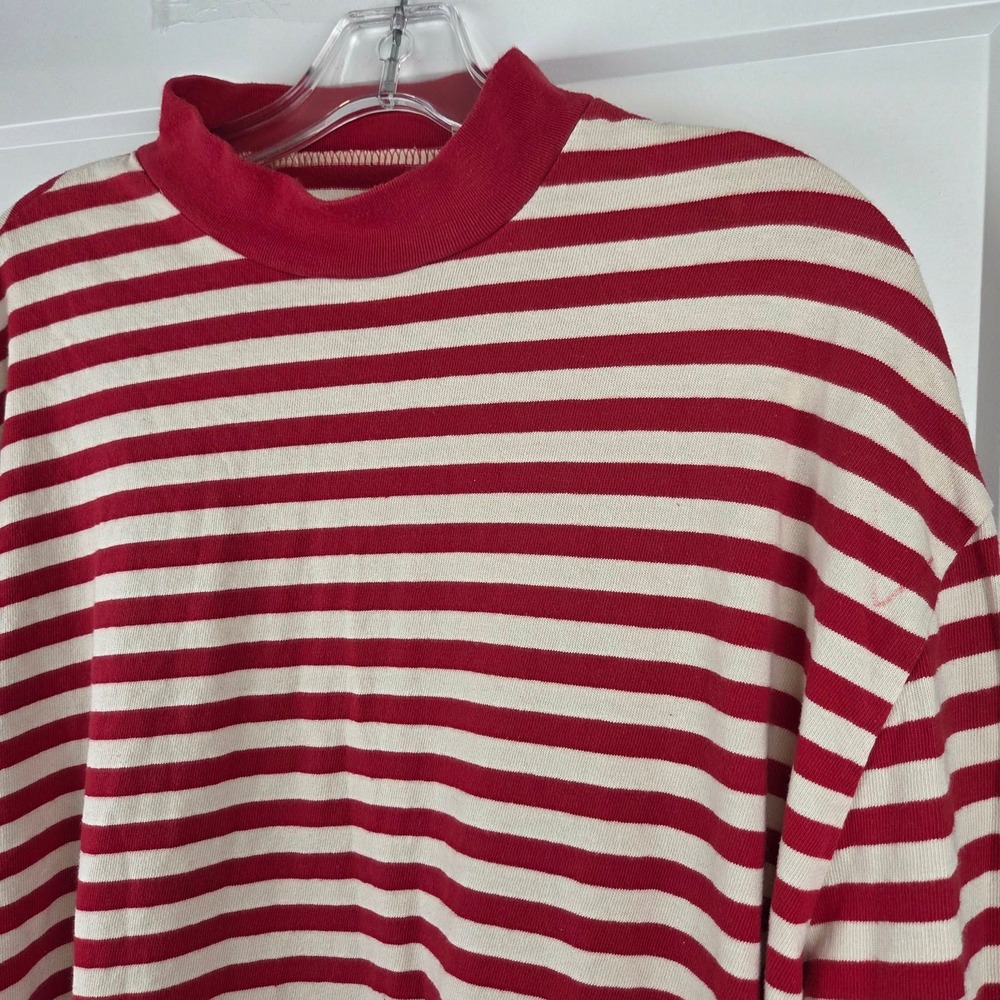 FOG Fear of God Collection Two 2016-2017 Red Striped Long Sleeve Shirt Mens M - Picture 4 of 10